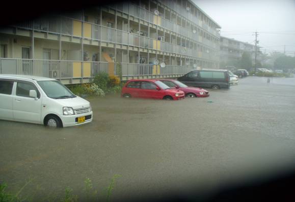 集中豪雨（市内の様子）②