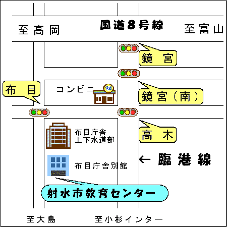 教育センター案内図画像