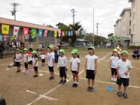 運動会の開会式の様子