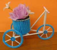 花かご自転車の写真