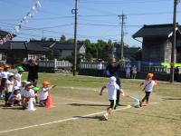 頑張れ　リレー　接戦だ