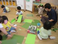 じゃんぐるのはっぱづくり