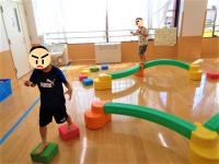 チャレラン大会①（スポーン運び）