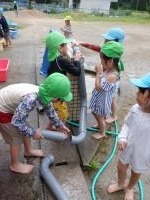 水遊び