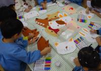 4歳お面作り