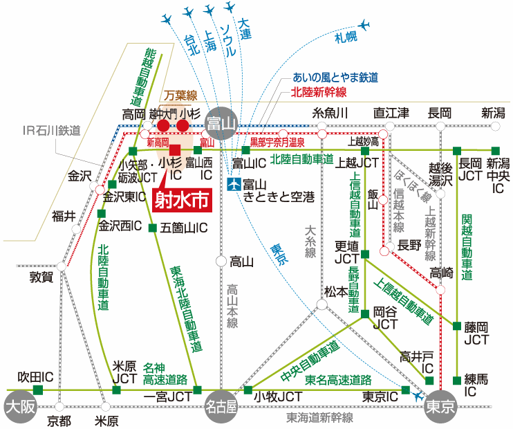 射水市アクセスマップbyきららかいみず