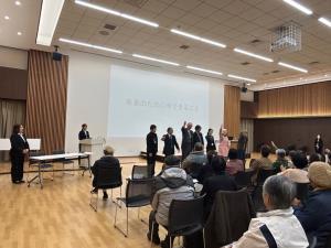 講演会後の寸劇