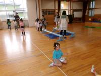 遊戯室で遊んだよ