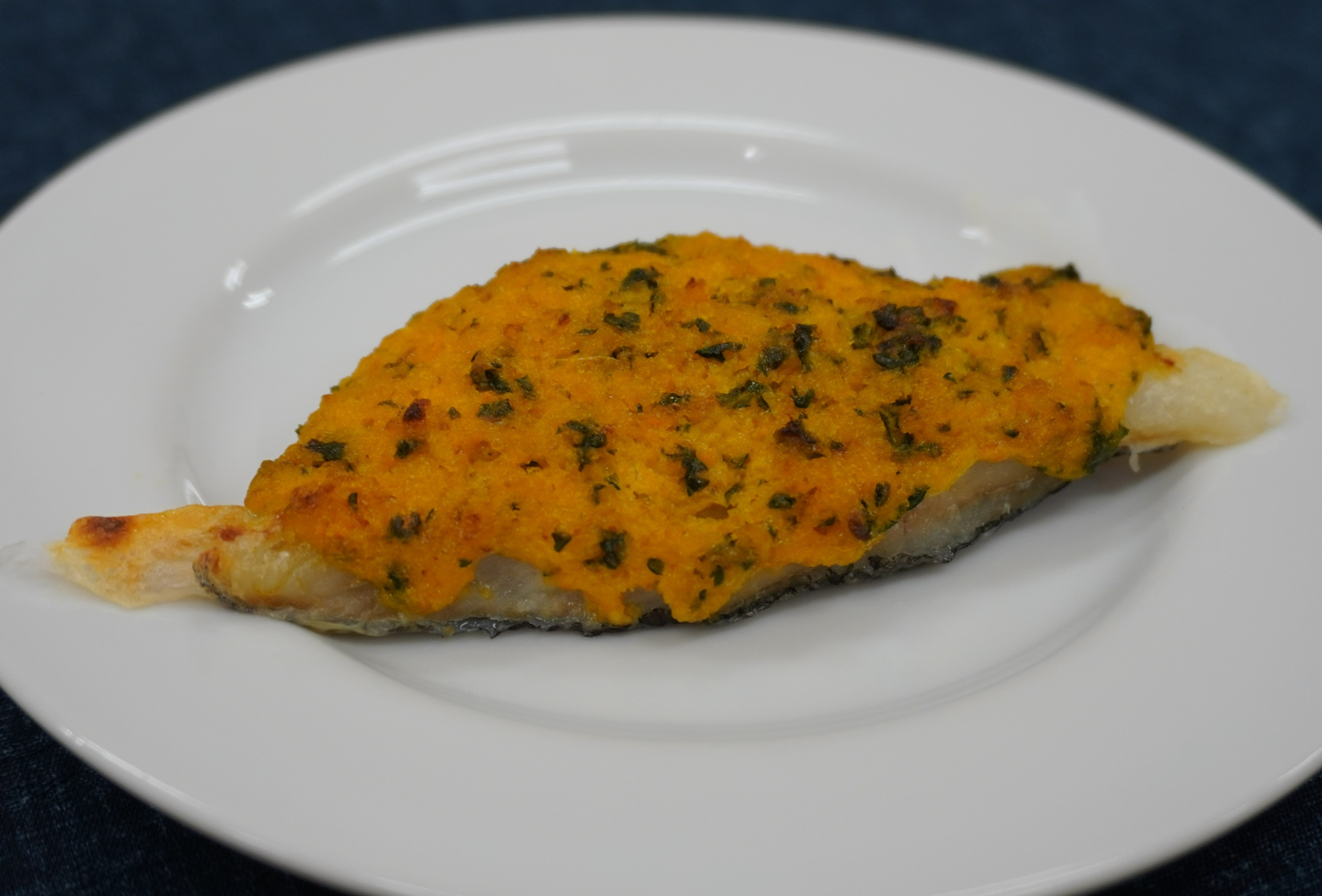 魚の人参ソース焼き