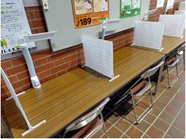 学習スペース（机上の様子）