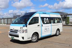 AIオンデマンドバスのるーと射水