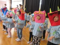 豆まきの歌を歌ったよ