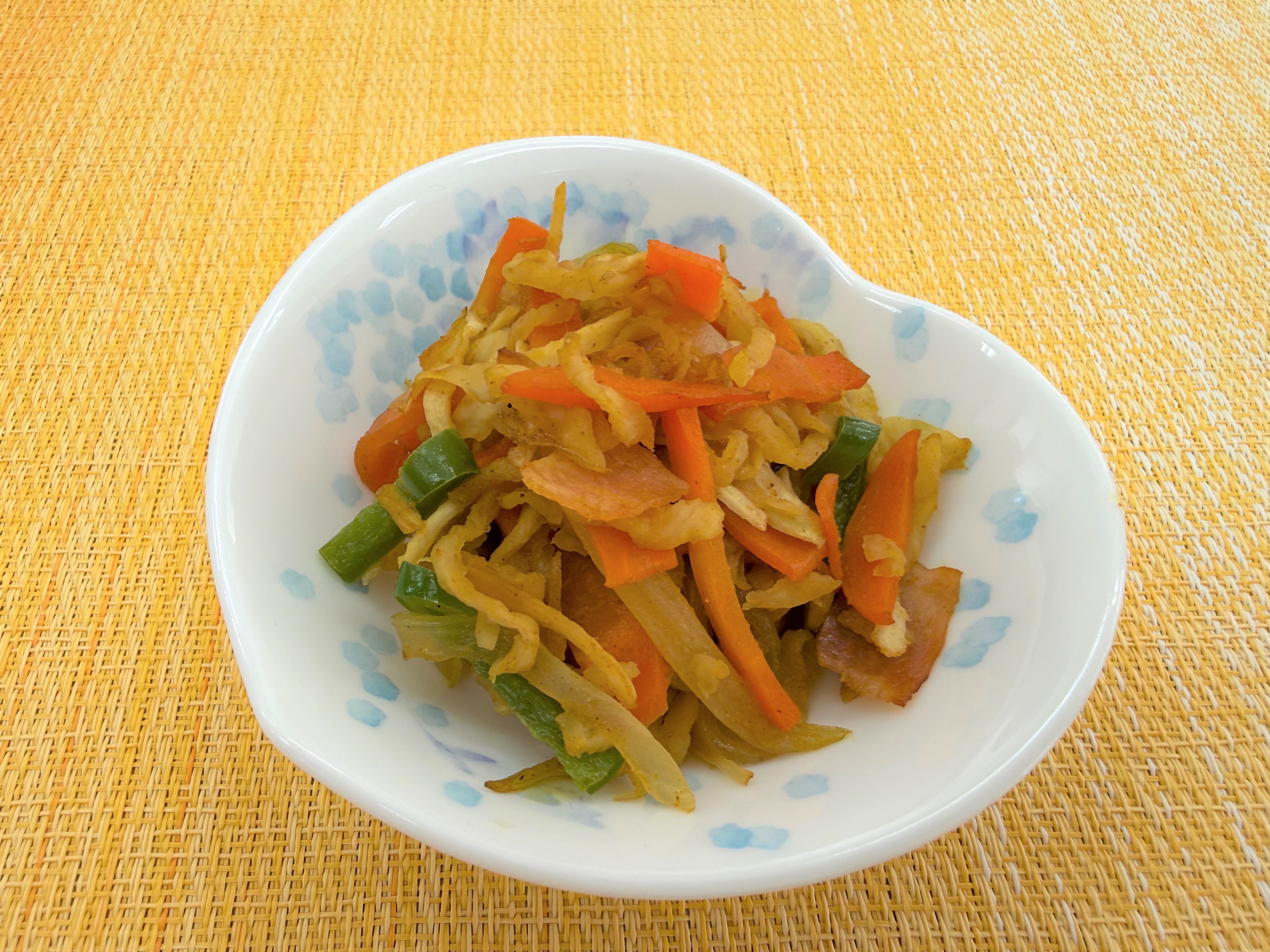 切干大根のカレーソテー