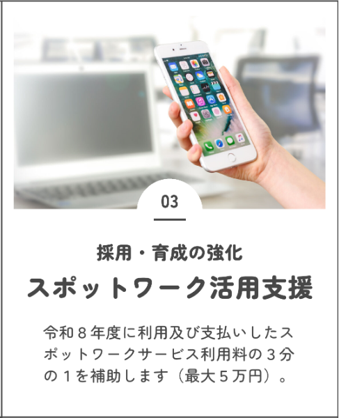 スポットワーク活用支援