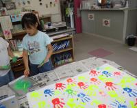 秋まつり看板作り